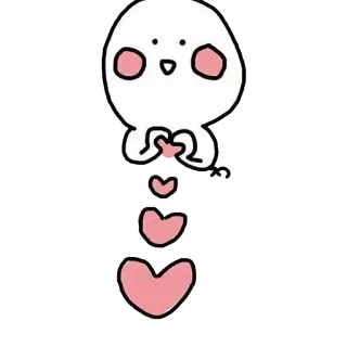 💑 cute, love, heart, cartoon, kawaii telegram sticker