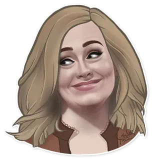 adele stickers telegram stickers