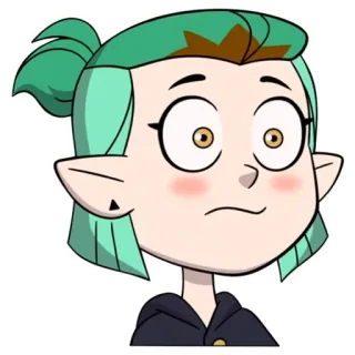 😳 Amity Blight The Owl House การ์ตูน, ตัวละคร, บ้านนกฮูก, เอมิตี้ ไบลท์ telegram sticker