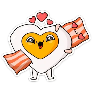Завтрак - @stickers_vk telegram stickers