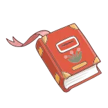 📚 book, red, bookmark, journal, notebook telegram sticker
