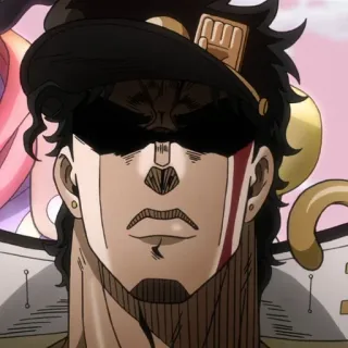 😵 Jotaro Kujo JoJo's Bizarre Adventure Anime, Manga, Jotaro, JoJo, Kujo telegram sticker