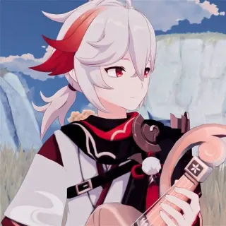 ✨ Kaedehara Kazuha Genshin Impact Kazuha, Genshin Impact, Anime, Videogioco, Personaggio, Arte digitale telegram sticker