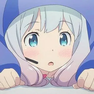 😮 Sagiri Izumi Eromanga Sensei anime, girl, kawaii, cute, sagiri, eromanga sensei whatsapp sticker