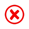 ❌