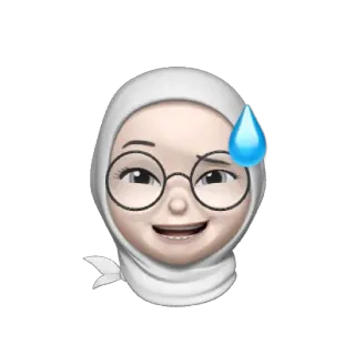 🦴 Hijab, Frau, Emoji, Islam, Muslim, Person, Kopftuch telegram sticker