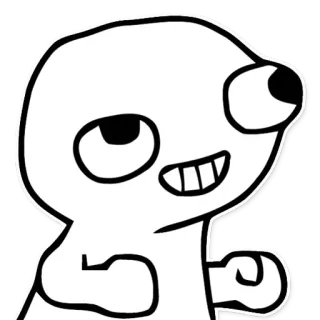 😁 Cartoon, Meme, Illustration, Zeichnung, Figur telegram sticker