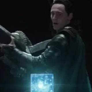 🌪 Loki Marvel, vilão, tesseract, deus, anti-herói telegram sticker