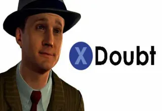 🤔 LA Noire Doubt dubbio, discutibile, Cole Phelps, L.A. Noire, detective, sospetto telegram sticker