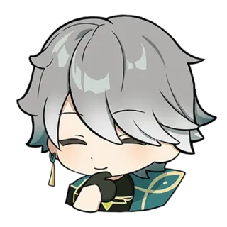 Chibi Impact | @GenshinRC whatsapp stickers