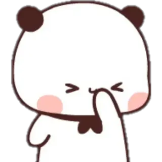 😆 Panda, Mono, Dibujos animados, Animal, Kawaii, Sticker whatsapp sticker