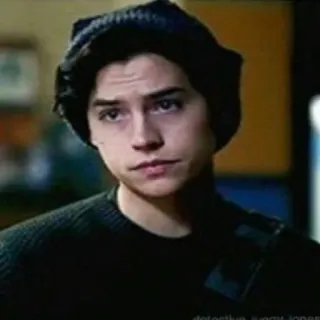🗝 Jughead Jones Riverdale Джагхед Джонс, Коул Спроус, Ривердейл, подростковая драма, телешоу, персонаж, шапка telegram sticker