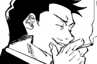 😀 Palenie, Anime, Manga, Postać telegram sticker