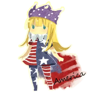 Clownpiece Flags (fuuga (perv rsity)) whatsapp stickers