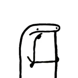 🤔 stick figure, middle finger, gesture, offensive, rude telegram sticker