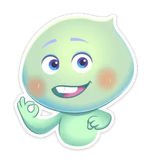 ☺️ Dessin animé, Personnage, Okay, Mignon, Animé telegram sticker