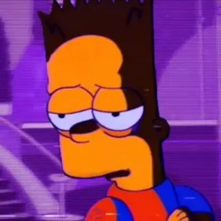 😏 Bart Simpson The Simpsons bart simpson, the simpsons, cartoon, funny, character, comedy telegram sticker