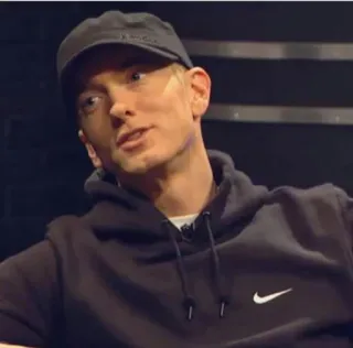 🖇 Eminem rapper, musician, celebrity, portrait, person telegram sticker
