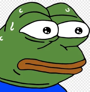 😂 Pepe the Frog Meme, Pepe, Kikker, Internet, zwetend whatsapp sticker