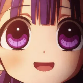 ✖ Anime, Fofo, Rosto, Desenho animado, Mangá telegram sticker