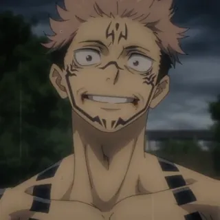 ✖️ Ryomen Sukuna Jujutsu Kaisen Anime, Manga, Demonio, Espíritu maldito, Jujutsu Kaisen, Ryomen Sukuna telegram sticker