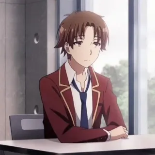😕 Ayanokoji Kiyotaka Classroom of the Elite Anime, Scuola, Kiyotaka, Classroom of the Elite telegram sticker