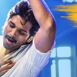 ☺️ Allu Arjun actor, indio, Bollywood, hombre, guapo telegram sticker