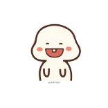 😃 mignon, dessin animé, personnage, kawaii, drôle whatsapp sticker