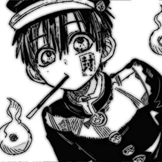 🔭 Hanako-kun Toilet-bound Hanako-kun Anime, Manga, Hanako-kun, Toilet-Bound Hanako-kun, Personnage, Fantôme telegram sticker