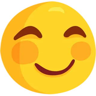 😊 Emoji, Smiley, Joyeux, Visage, Expression, Mignon telegram sticker
