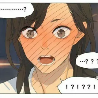 🌟 ......? Animé, Choc, Surpris, Dessin animé, Manga whatsapp sticker