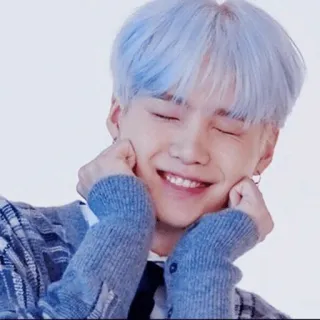 😌 Suga kpop, idol, singer, min yoongi, bangtan, bts telegram sticker