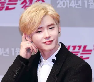 🤔 Lee Jong-suk attore, modello, capelli biondi, coreano, celebrità, uomo, ritratto telegram sticker