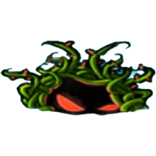 💧 creature, monster, vines, dark, fantasy, creepy whatsapp sticker