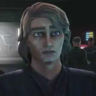 🤥 Anakin Skywalker Star Wars: The Clone Wars anakin, skywalker, star wars, jedi, clone wars telegram sticker