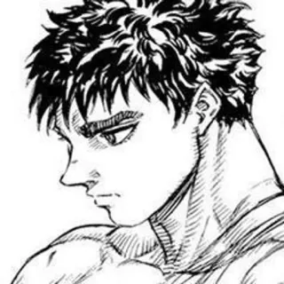 ⚔ Guts Berserk Anime, Manga, Berserk, Guts, Guerrero telegram sticker