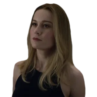 🙂 Carol Danvers Captain Marvel 惊奇队长, 卡罗尔·丹弗斯, 漫威, 超级英雄, 女性, 金发 telegram sticker