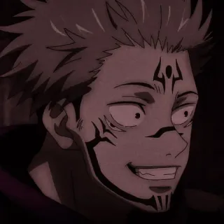 👹 Sukuna Jujutsu Kaisen Anime, Manga, Jujutsu Kaisen, Sukuna, Ryomen Sukuna whatsapp sticker