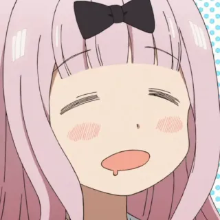 😍 Chika Fujiwara Kaguya-sama: Love Is War anime, chibi, cute, kawaii, chika fujiwara, kaguya-sama whatsapp sticker