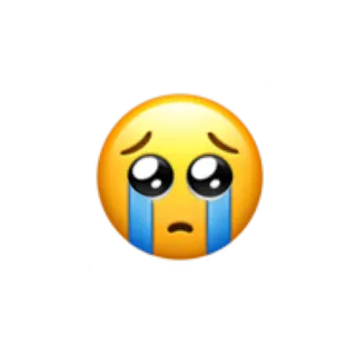 🥺 Emoji, Sedih, Menangis, Air mata, Wajah telegram sticker