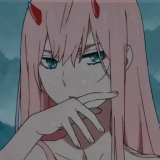 Zero two punya Ziro telegram stickers