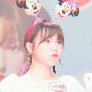 🏹 mujer, retrato, lindo, coreano, celebridad whatsapp sticker