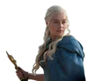 😏 Daenerys Targaryen Game of Thrones Daenerys Targaryen, Gra o tron, Fantasy, Postać telegram sticker