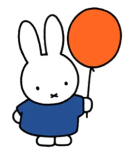 Nijntje / Miffy whatsapp stickers