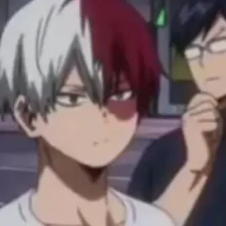 ❄️ Shoto Todoroki My Hero Academia Anime, Manga, Postać, Shonen, My Hero Academia, Shoto Todoroki, Bohater telegram sticker