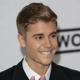 😁 Justin Bieber cantante, celebridad, estrella pop, música telegram sticker