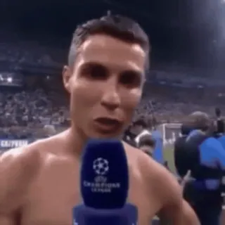 🌟 Cristiano Ronaldo UEFA Champions League telegram sticker