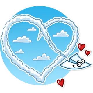 Paper Airplane telegram stickers