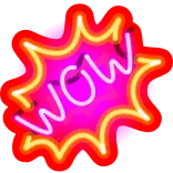 Neon Emoji telegram emojis 😯