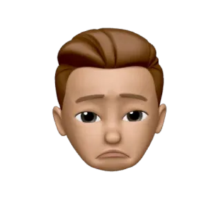 🥺 emoji, sad, upset, avatar telegram sticker